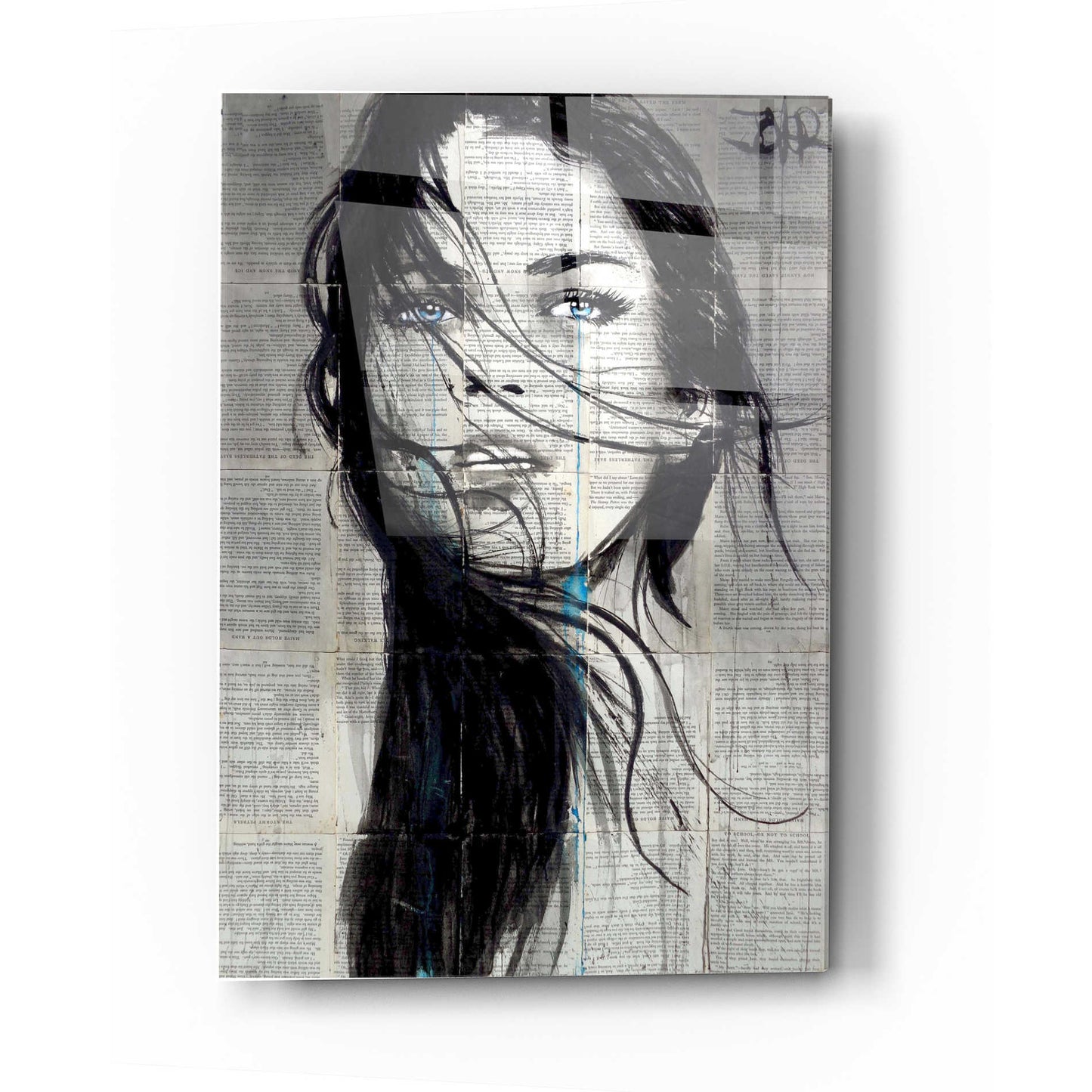 Epic Art 'Apache' by Loui Jover, Acrylic Glass Wall Art,12x16