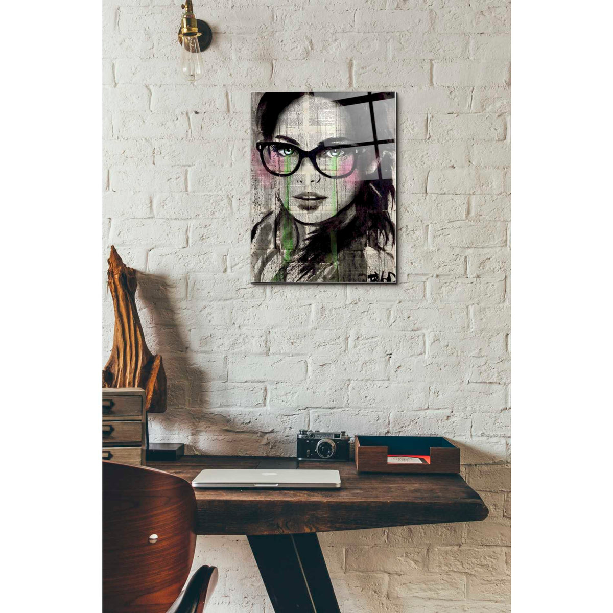 Epic Art 'Prudencee2' by Loui Jover, Acrylic Glass Wall Art,12x16