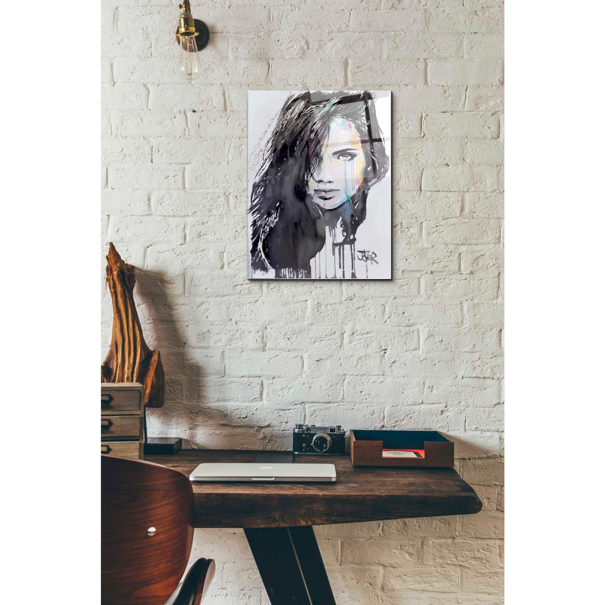 Epic Art 'Talisman' by Loui Jover, Acrylic Glass Wall Art,12x16