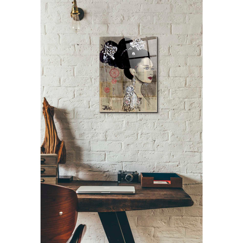 Epic Art 'Yu' by Loui Jover, Acrylic Glass Wall Art,12x16