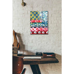 Epic Art 'Pattern Painting IV' by Linda Woods, Acrylic Glass Wall Art,12x16