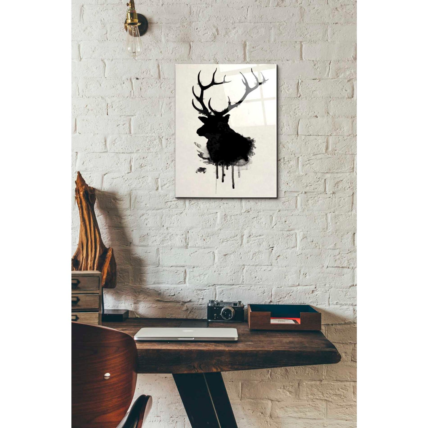 Epic Art 'Elk' by Nicklas Gustafsson, Acrylic Glass Wall Art,12x16