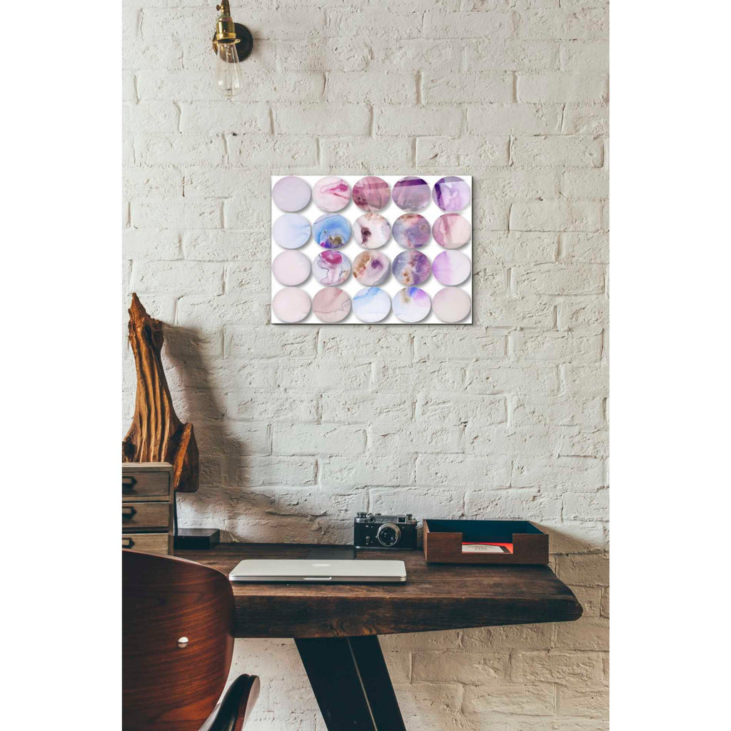 Epic Art 'Watercolor Colorful Circles 6' by Irena Orlov, Acrylic Glass Wall Art,12x16