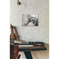 Epic Art 'Black Ghost Horse 2' by Irena Orlov, Acrylic Glass Wall Art,12x16