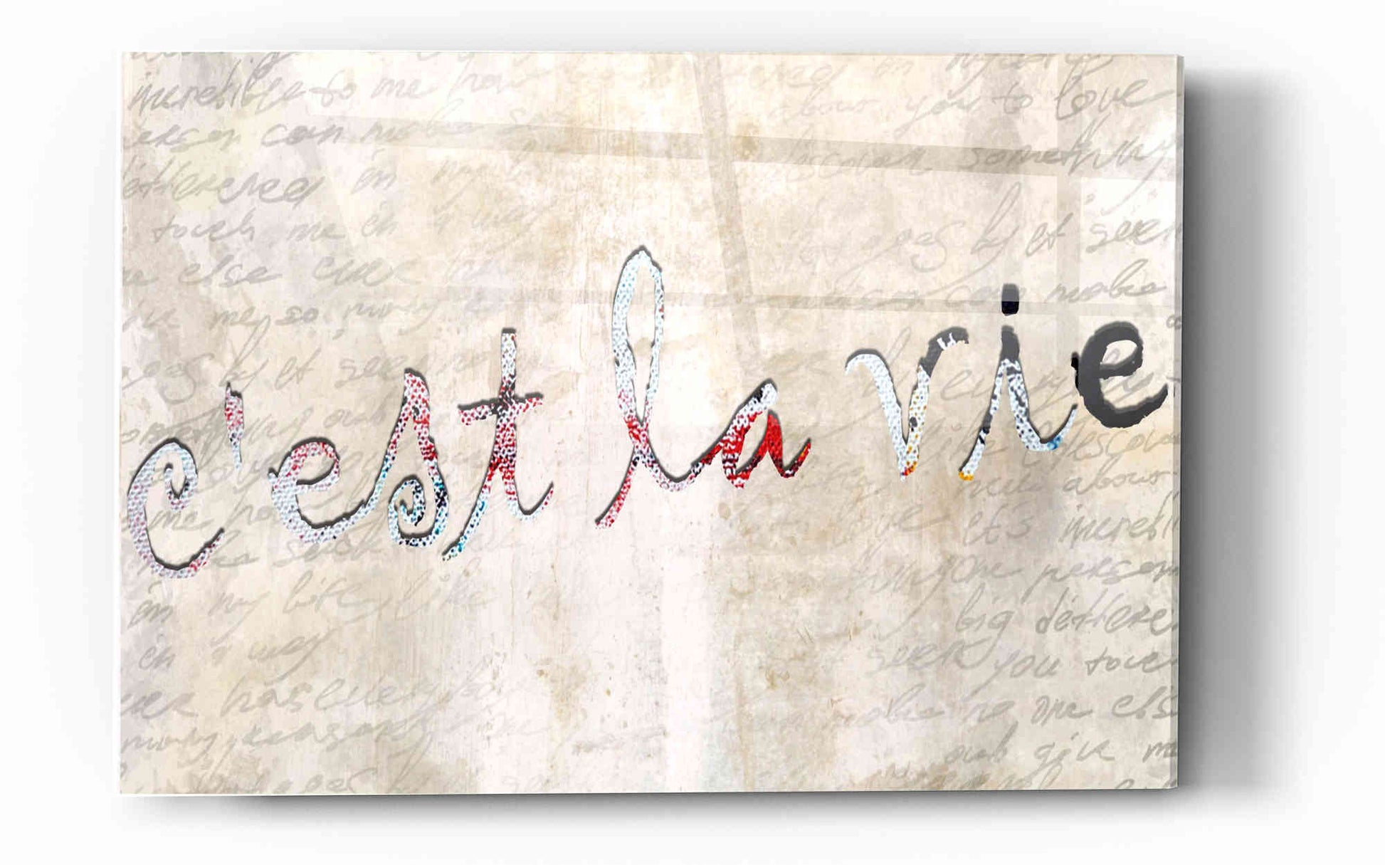 Epic Art 'C'est La Vie' by Karen Smith, Acrylic Glass Wall Art,12x16
