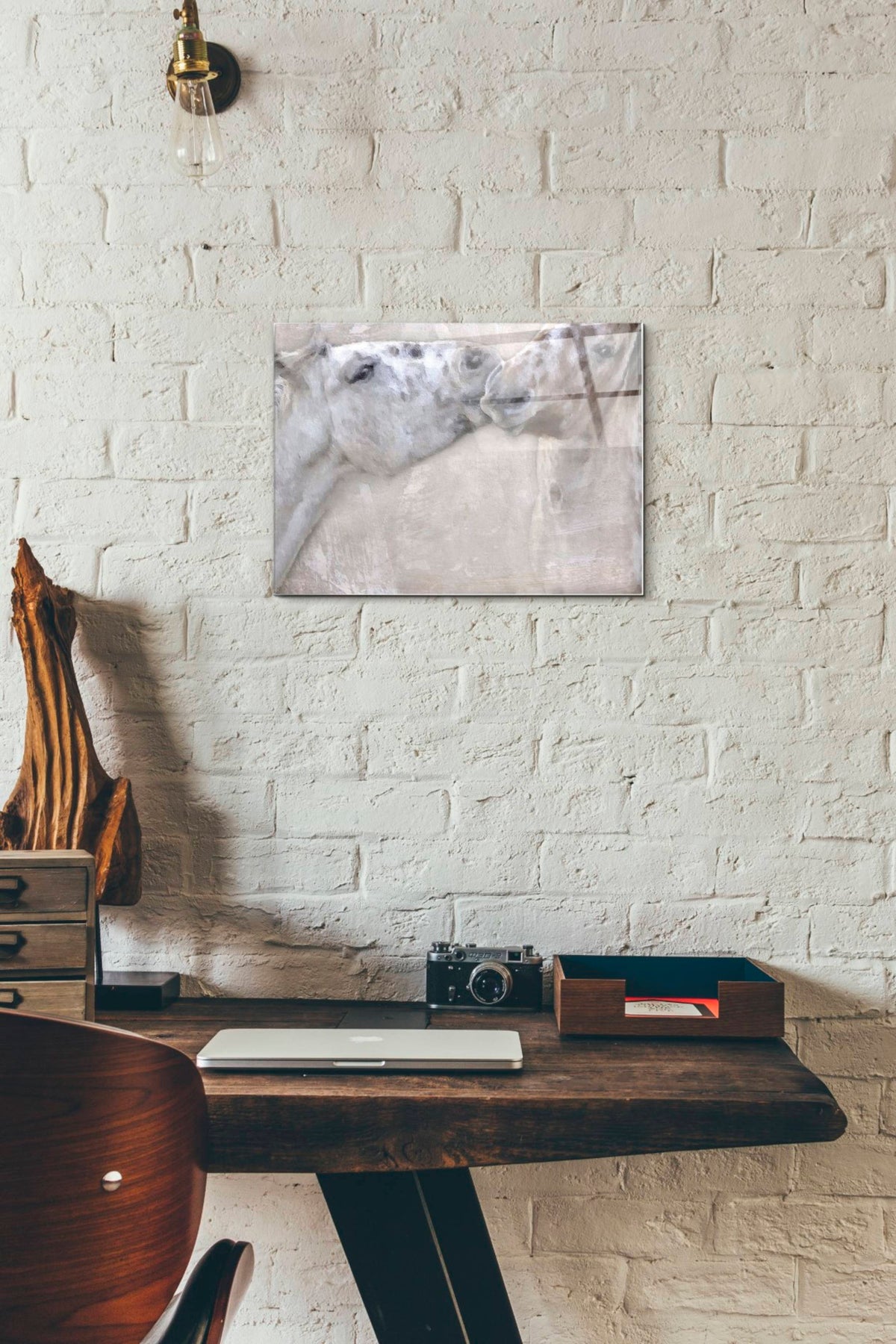 Epic Art 'Horsin'' by Karen Smith, Acrylic Glass Wall Art,12x16