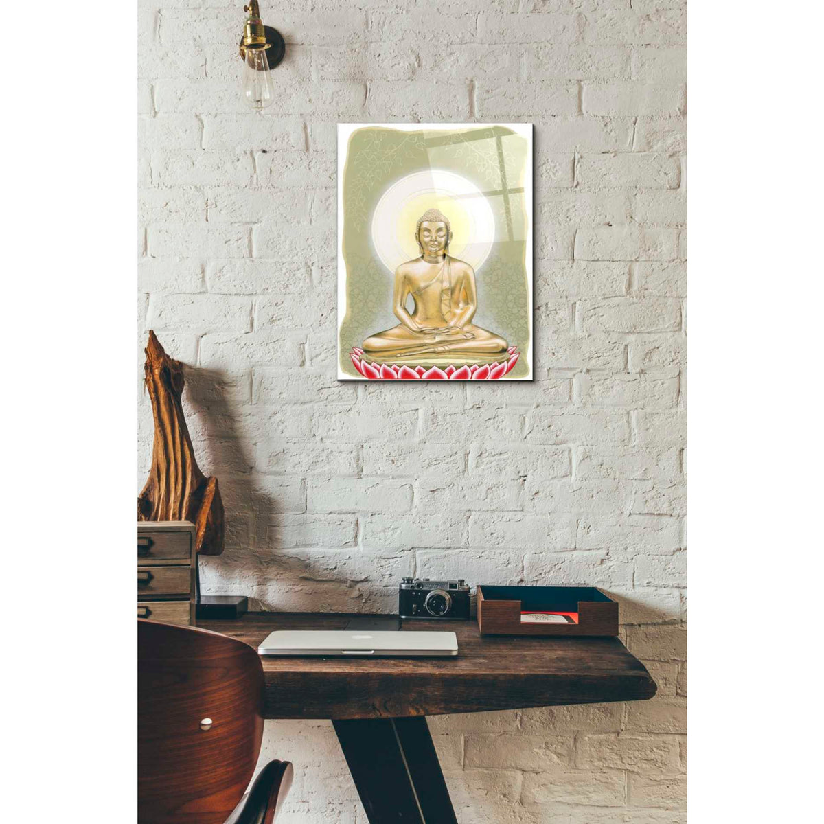 Epic Art 'Buddha' by Zigen Tanabe, Acrylic Glass Wall Art,12x16