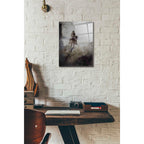 Epic Art 'From Afar' by Oscar Alvarez Pardo, Acrylic Glass Wall Art,12x16
