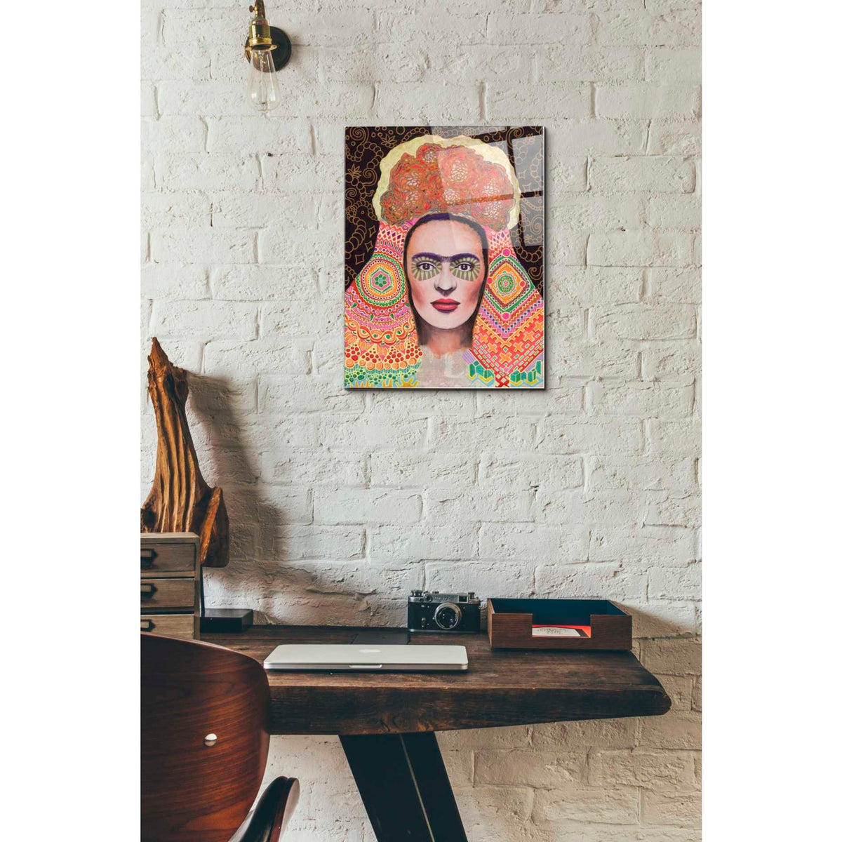Epic Art 'Frida Santa Muerte' by Surma and Guillen, Acrylic Glass Wall Art,12x16
