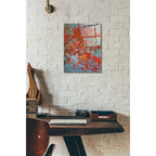 Epic Art 'Cellular Jazz' by Judith D'Agostino, Acrylic Glass Wall Art,12x16