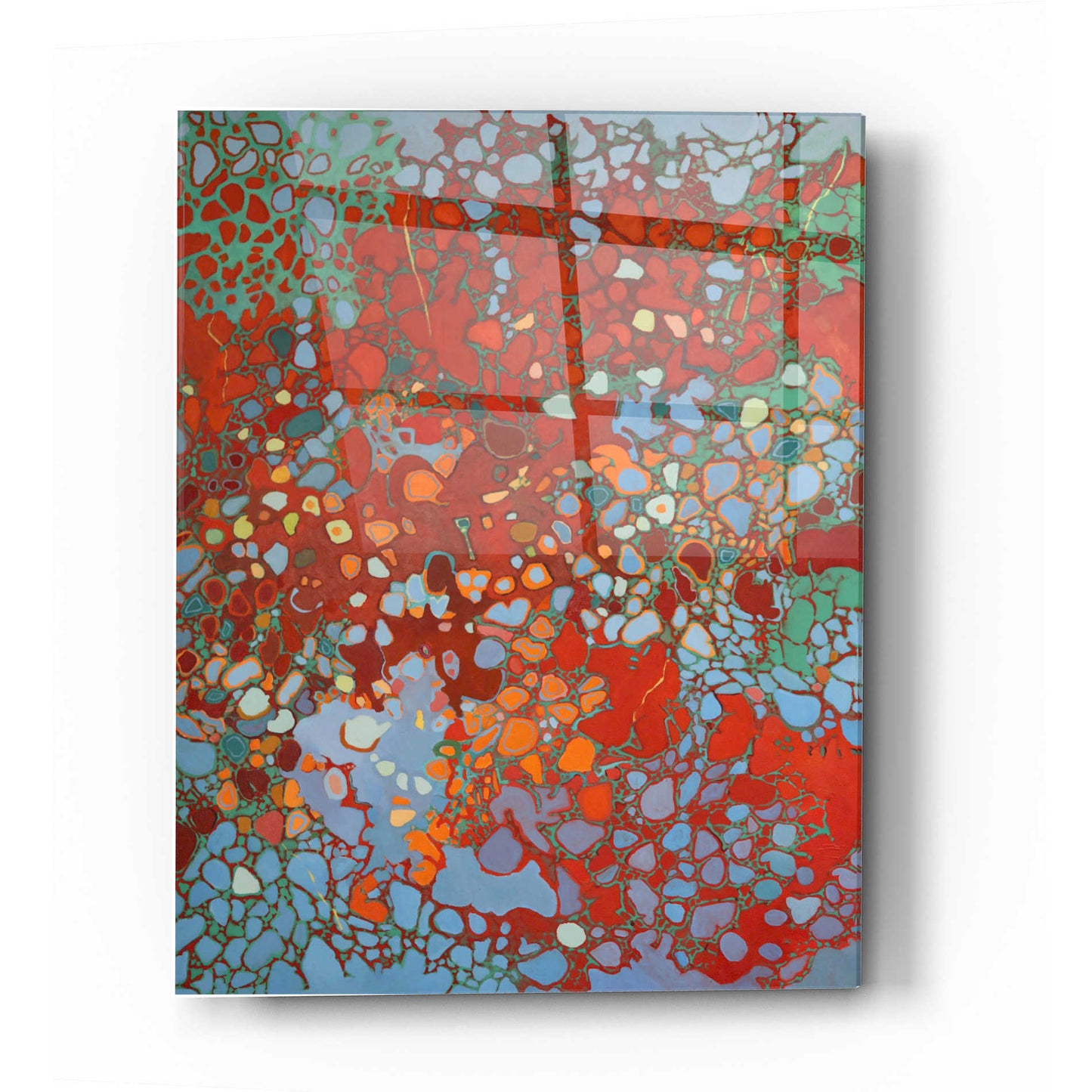 Epic Art 'Cellular Jazz' by Judith D'Agostino, Acrylic Glass Wall Art,12x16