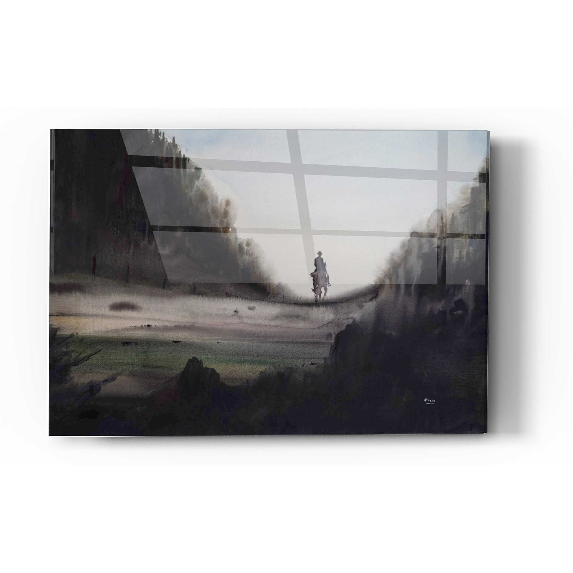 Epic Art 'Desolation' by Oscar Alvarez Pardo, Acrylic Glass Wall Art,12x16