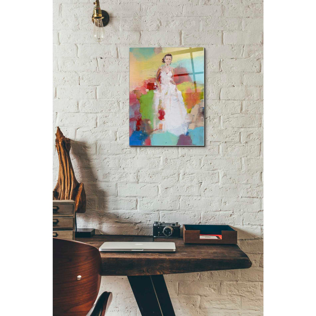 Epic Art 'Springtime' by Oscar Alvarez Pardo, Acrylic Glass Wall Art,12x16
