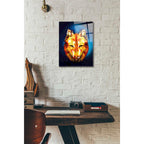 Epic Art 'Lone Wolf' by Michael Stewart, Acrylic Glass Wall Art,12x16