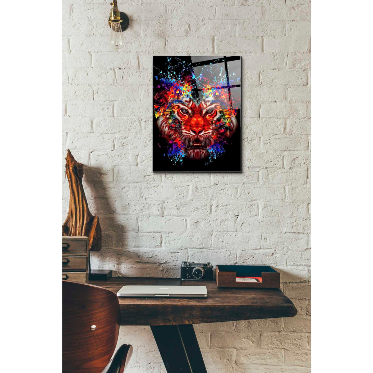 Epic Art 'Dubtiger' Acrylic Glass Wall Art,12x16