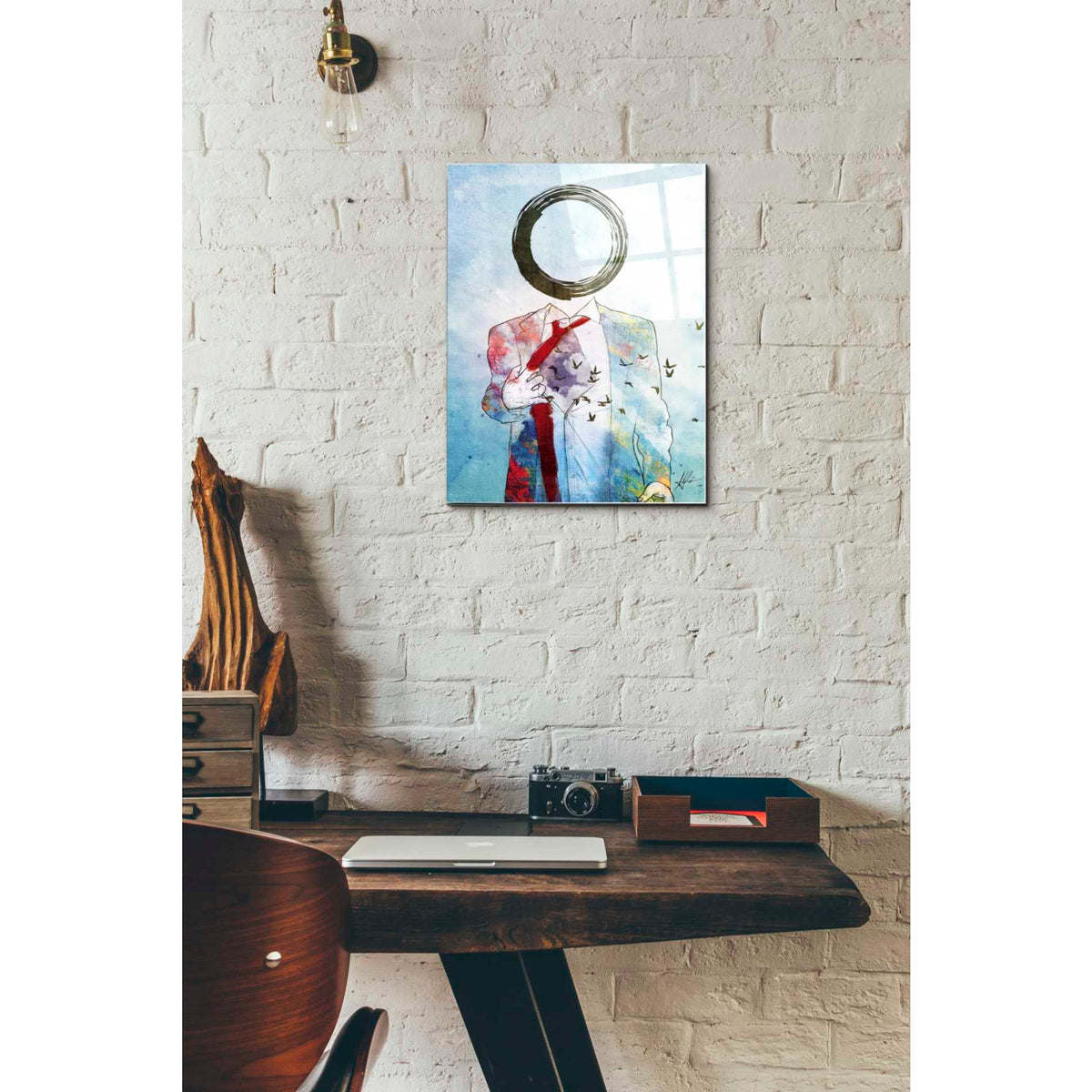 Epic Art 'Zero' by Mario Sanchez Nevado, Acrylic Glass Wall Art,12x16