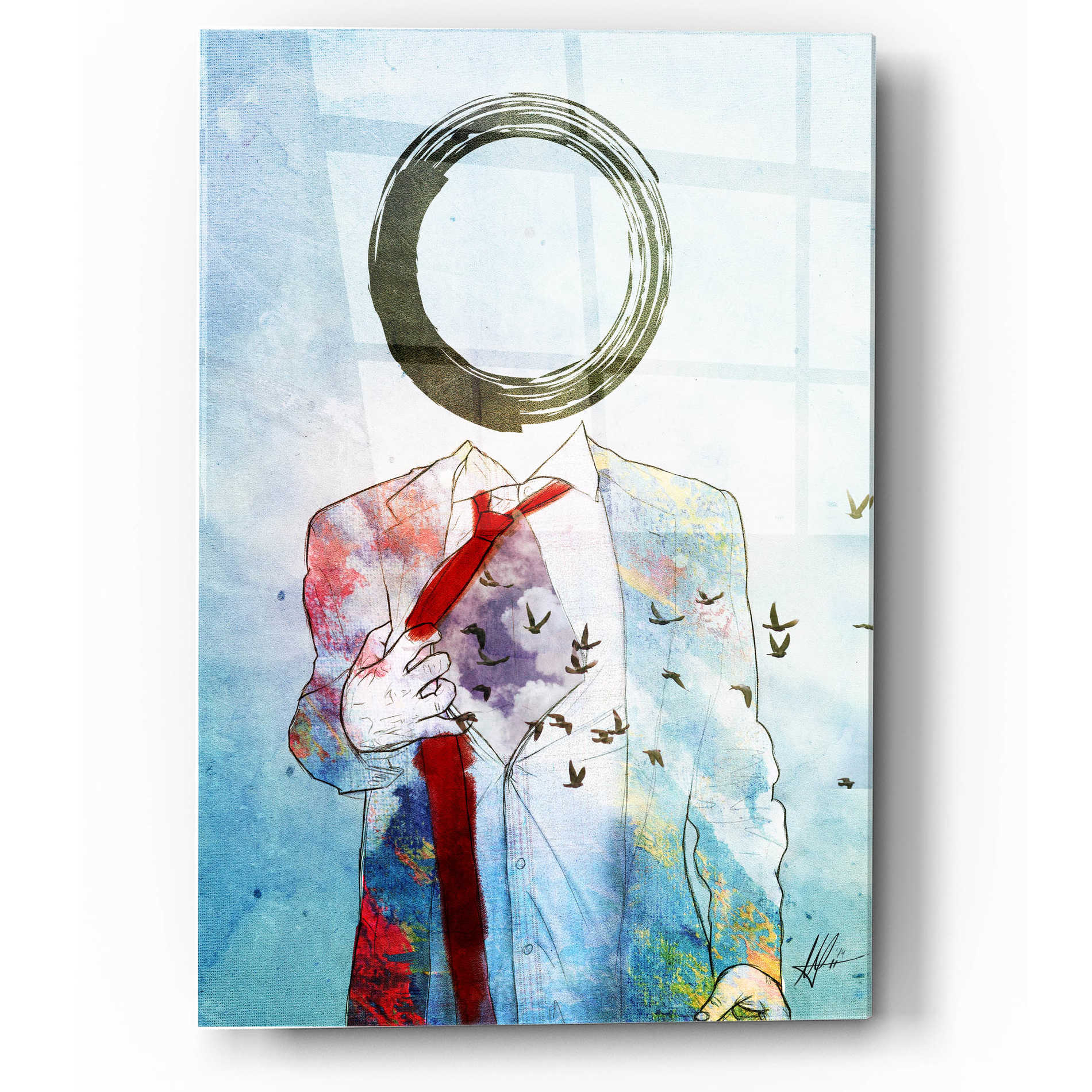 Epic Art 'Zero' by Mario Sanchez Nevado, Acrylic Glass Wall Art,12x16