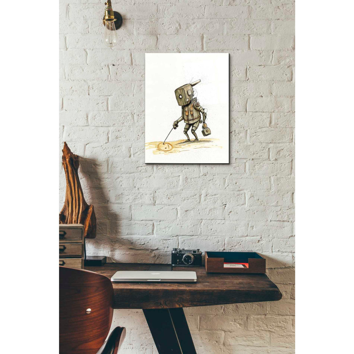 Epic Art 'Ink Bot 3.0' by Craig Snodgrass, Acrylic Glass Wall Art,12x16