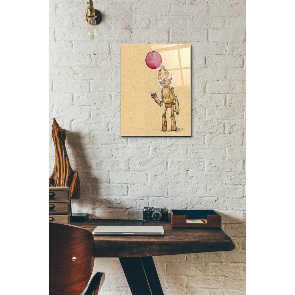 Epic Art 'Ink Bot Balloon' by Craig Snodgrass, Acrylic Glass Wall Art,12x16