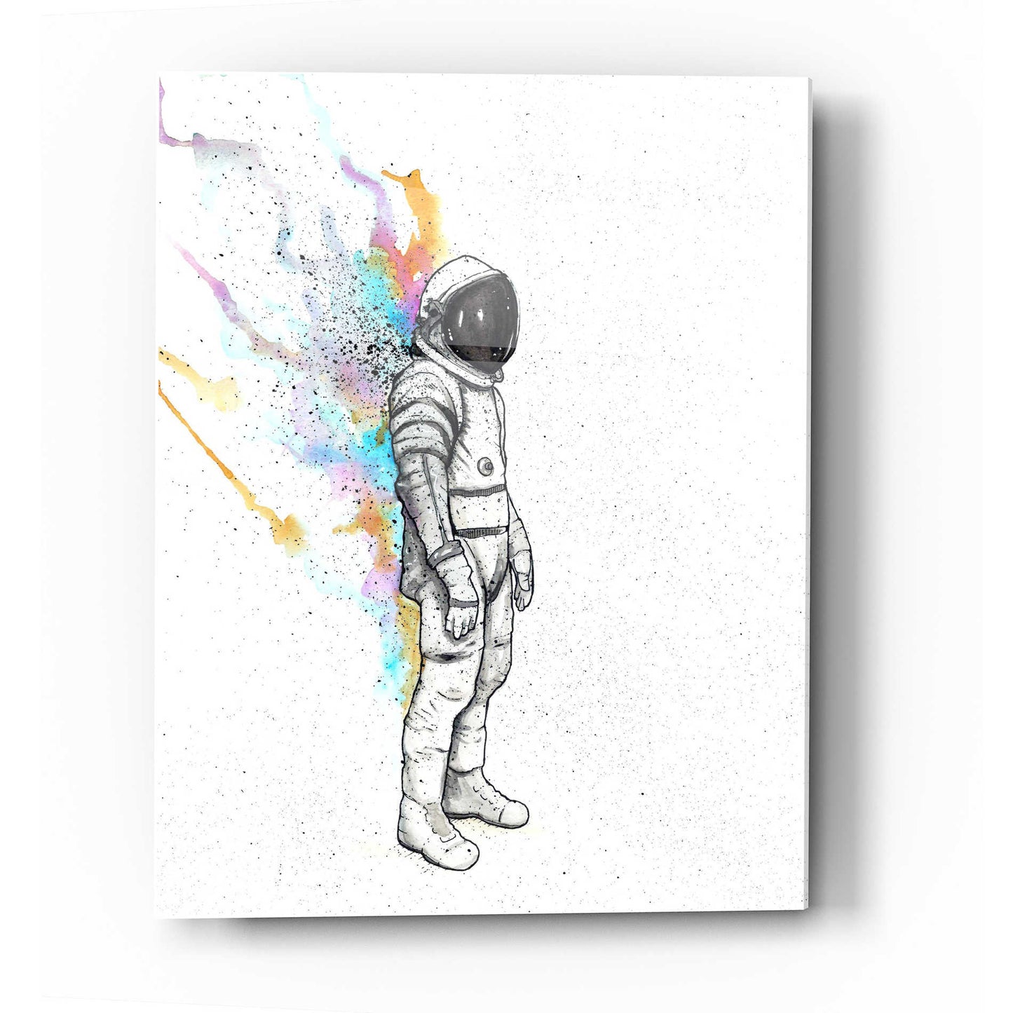 Epic Art 'Astronaut Heat' by Craig Snodgrass, Acrylic Glass Wall Art,12x16
