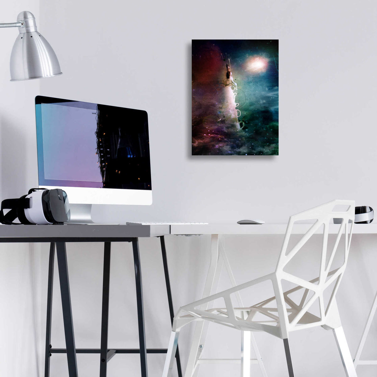 Epic Art 'Ad Infinitum' by Mario Sanchez Nevado, Acrylic Glass Wall Art,12x16