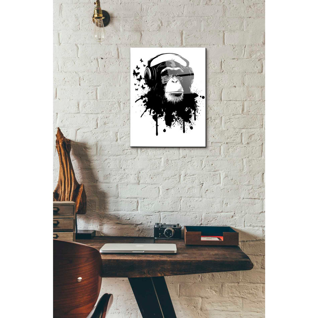 Epic Art 'Monkey Business' by Nicklas Gustafsson, Acrylic Glass Wall Art,12x16