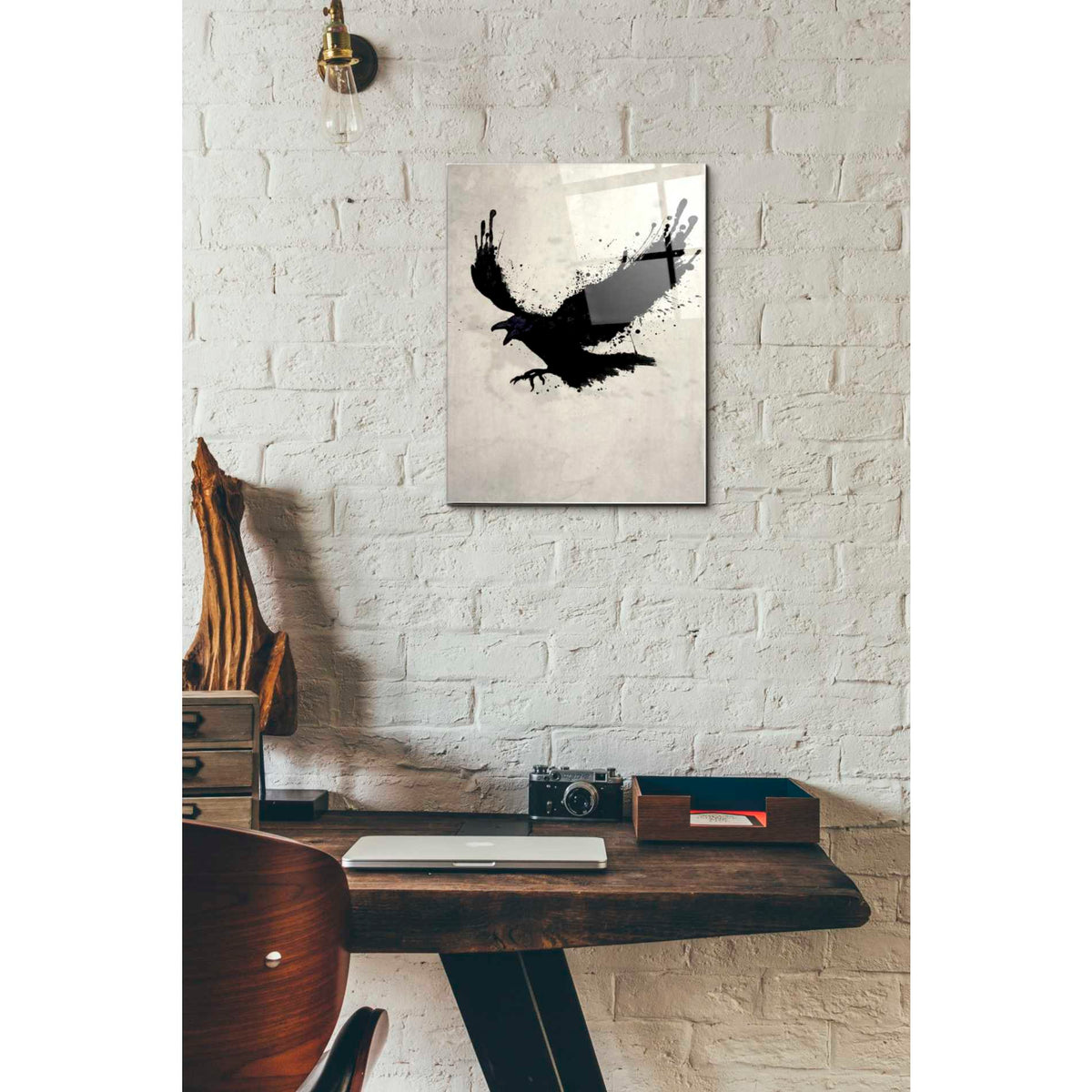 Epic Art 'Raven' by Nicklas Gustafsson, Acrylic Glass Wall Art,12x16