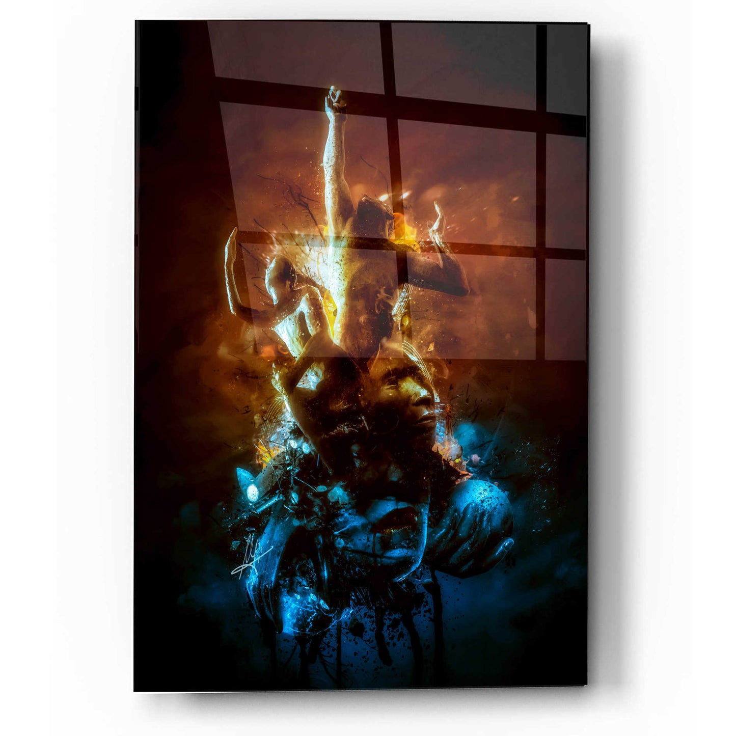 Epic Art 'Hell Are The Others' by Mario Sanchez Nevado, Acrylic Glass Wall Art,12x16