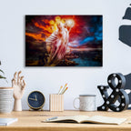 Epic Art 'St. Mary of Coins' by Mario Sanchez Nevado, Acrylic Glass Wall Art,12x16