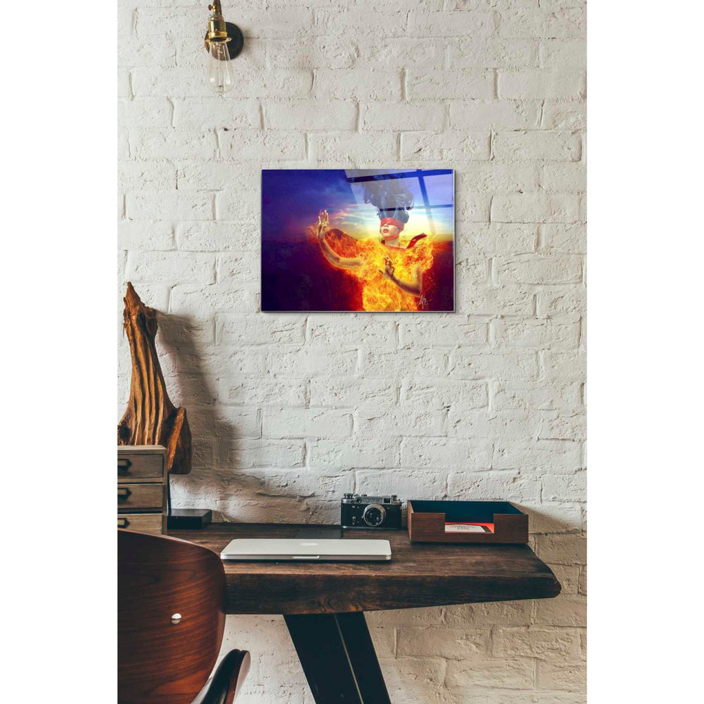 Epic Art 'Suspense' by Mario Sanchez Nevado, Acrylic Glass Wall Art,12x16