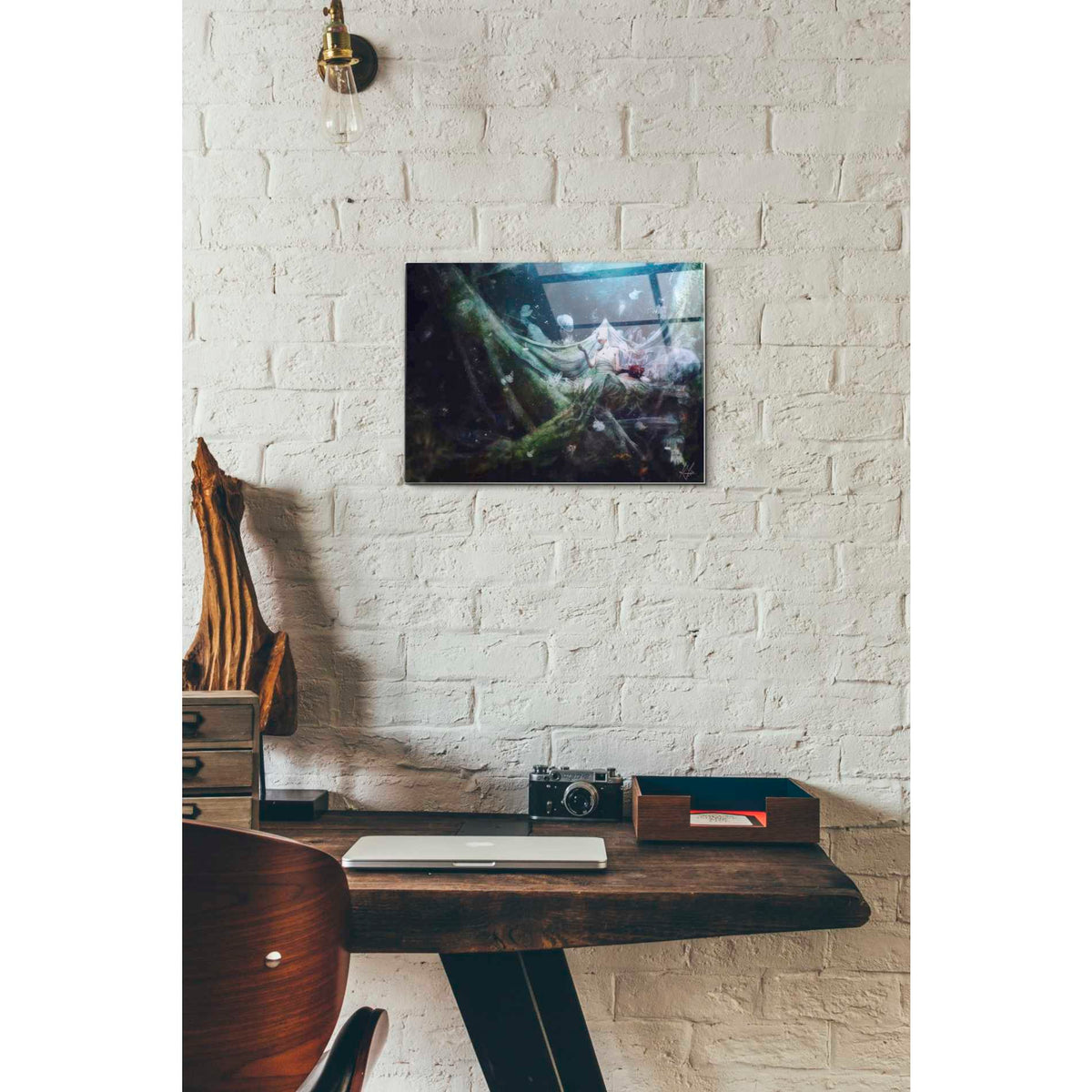 Epic Art 'Unravel' by Mario Sanchez Nevado, Acrylic Glass Wall Art,12x16