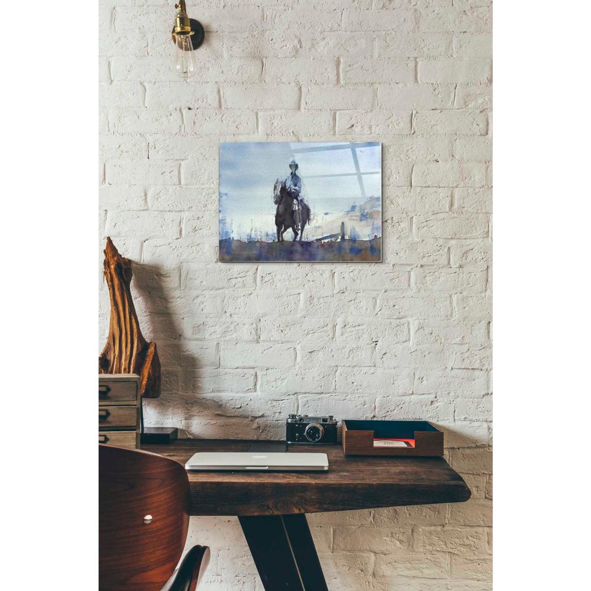 Epic Art 'Trail' by Oscar Alvarez Pardo, Acrylic Glass Wall Art,12x16