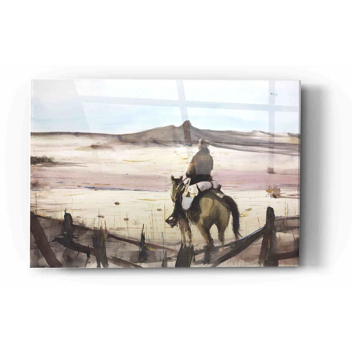 Epic Art 'Into The Dunes' by Oscar Alvarez Pardo, Acrylic Glass Wall Art,12x16