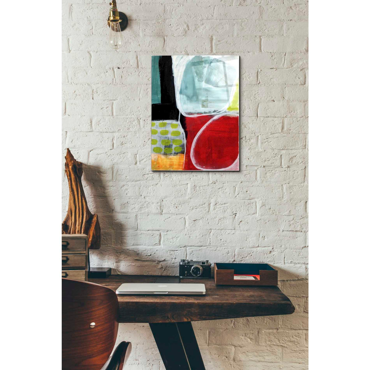 Epic Art 'Intersection 37' by Linda Woods, Acrylic Glass Wall Art,12x16