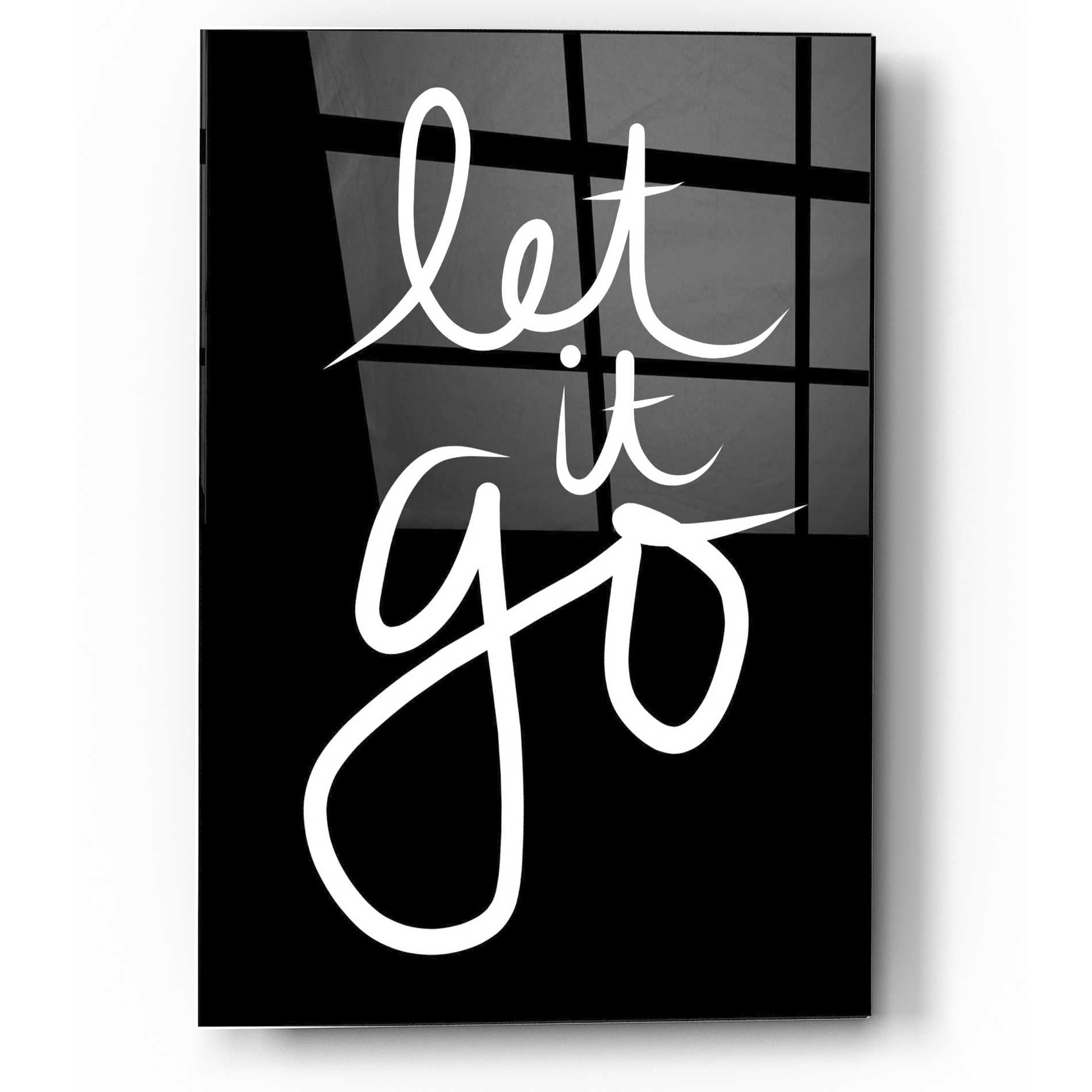 Epic Art 'Let It Go' by Linda Woods, Acrylic Glass Wall Art,12x16