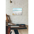 Epic Art 'Serene Coast Landscape' by Linda Woods, Acrylic Glass Wall Art,12x16