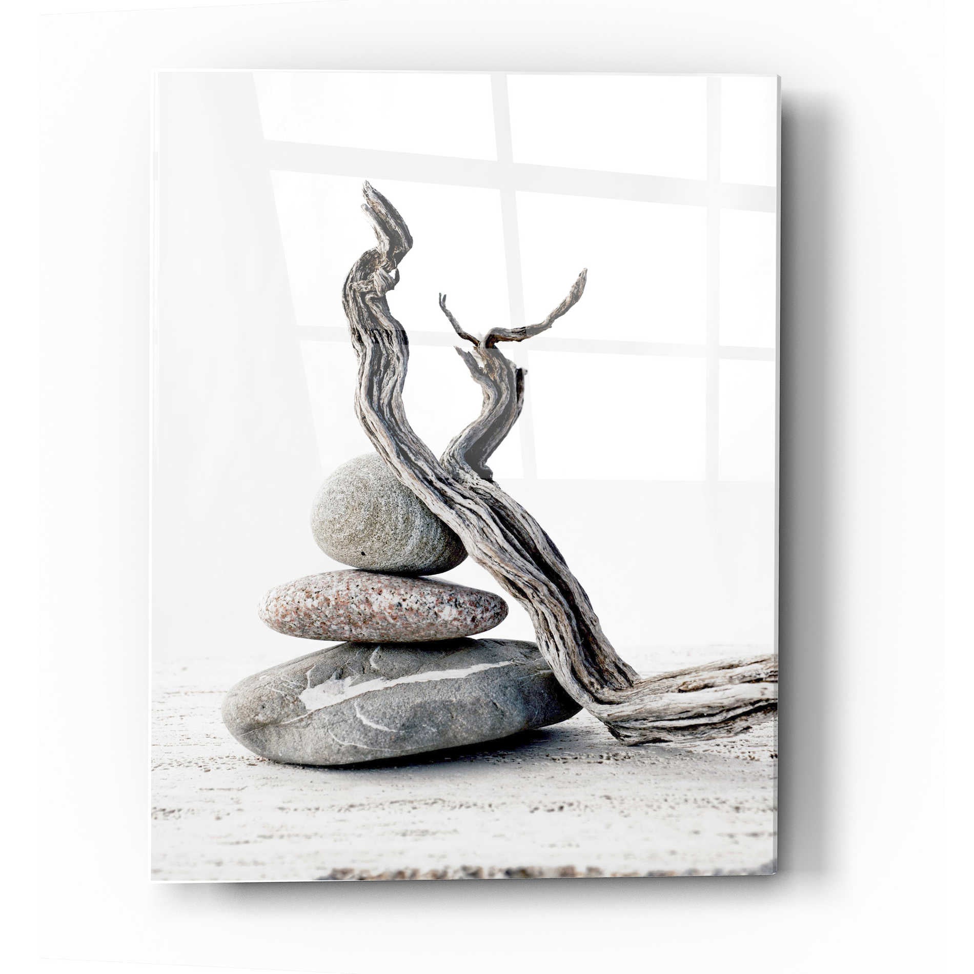 Epic Art 'Elemental Zen' by Elena Ray Acrylic Glass Wall Art,12x16