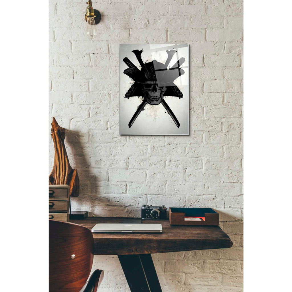Epic Art 'Samurai Skull' by Nicklas Gustafsson, Acrylic Glass Wall Art,12x16