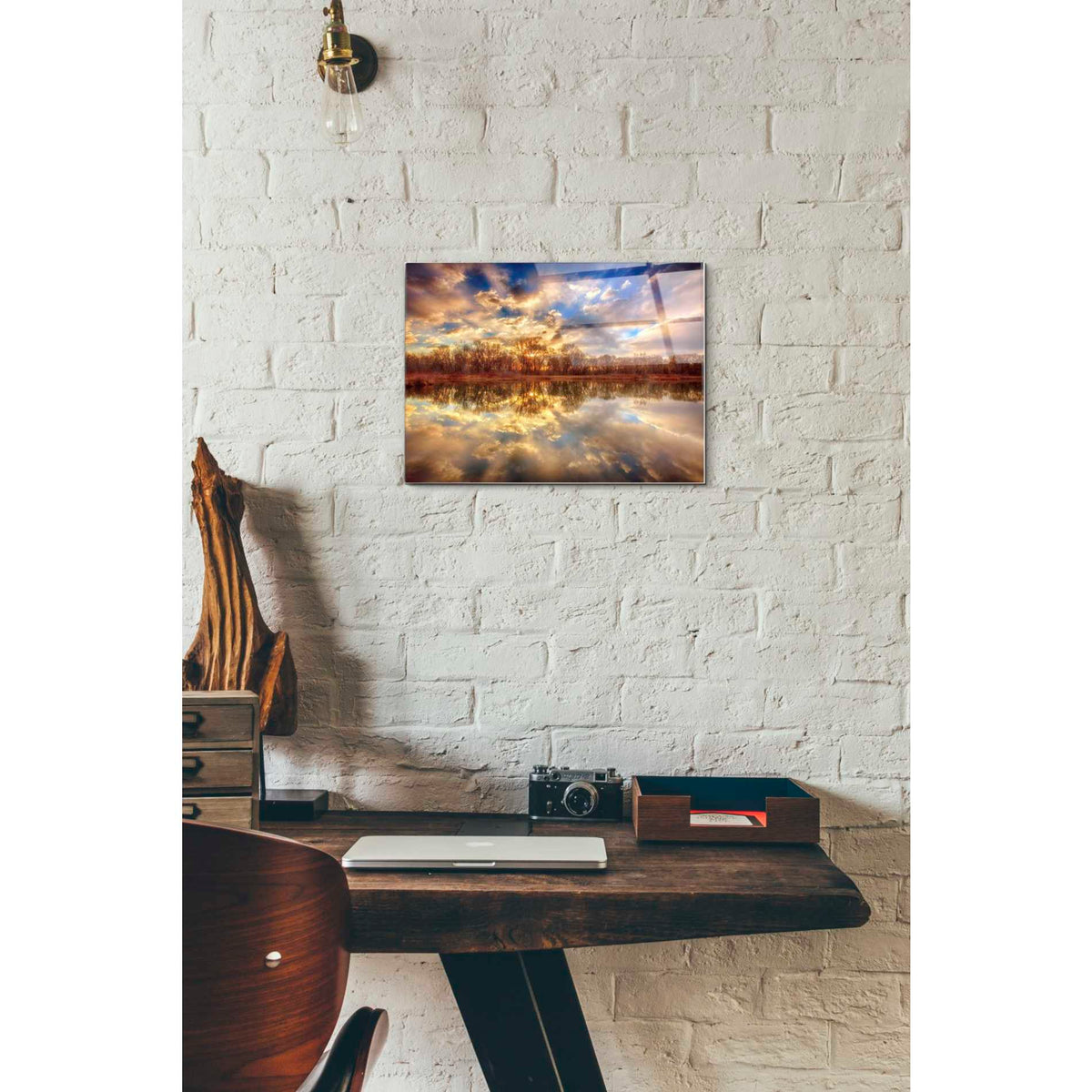 Epic Art "Chatfield Sunrise" by Darren White, Acrylic Glass Wall Art,12x16