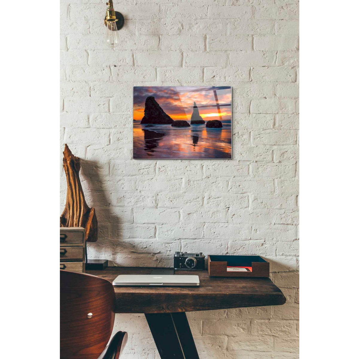 Epic Art "Late Night Cloud Dance" by Darren White, Acrylic Glass Wall Art,12x16