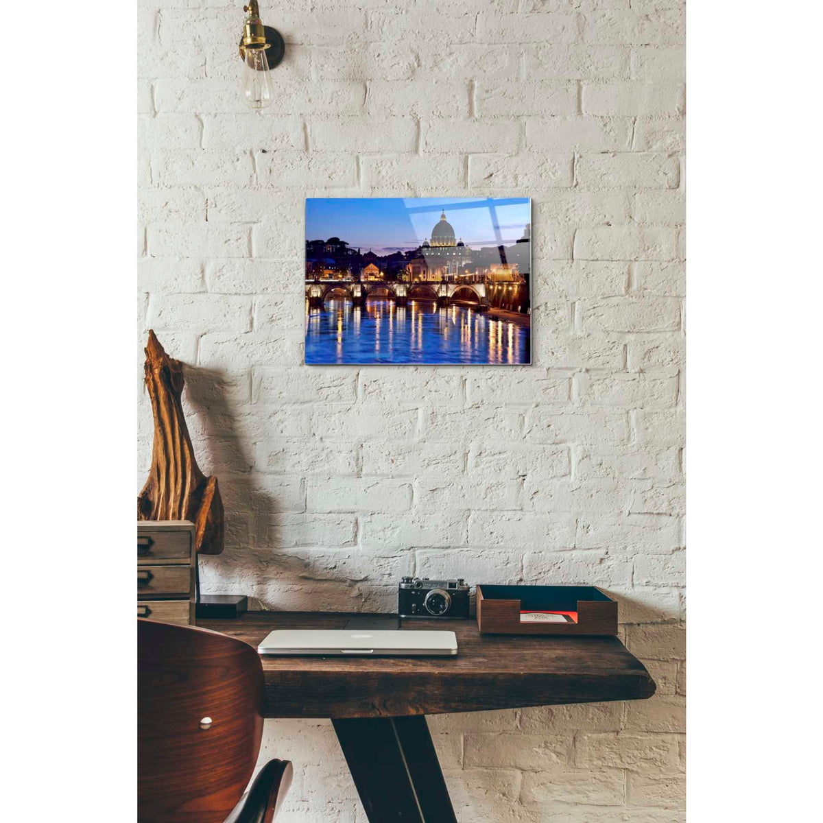 Epic Art 'Evening Reflections,' Acrylic Glass Wall Art,12x16