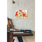 Epic Art 'Poppies Melody I' by Lisa Audit, Acrylic Glass Wall Art,12x16