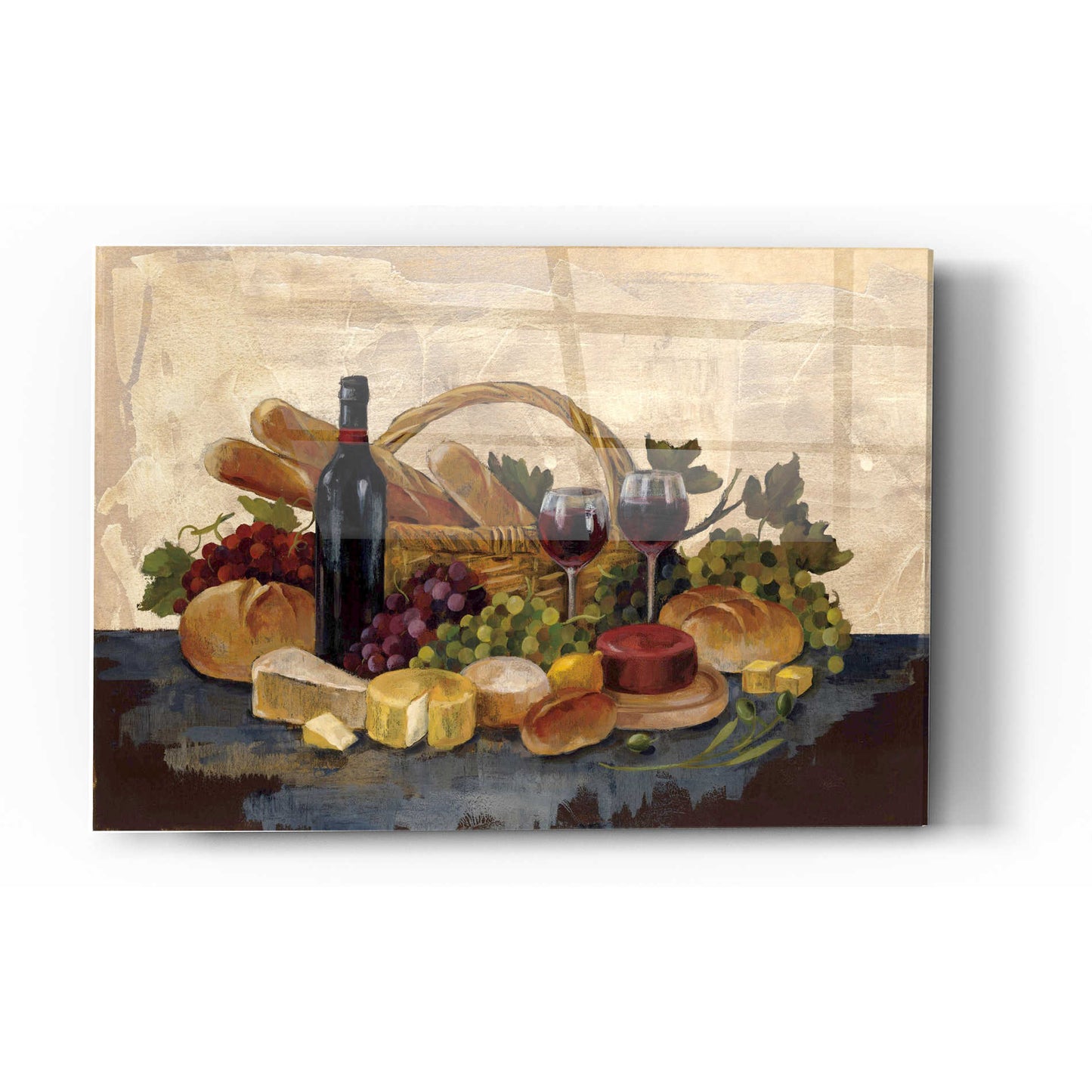 Epic Art 'Tuscan Evening Wine' by Silvia Vassileva, Acrylic Glass Wall Art,12x16