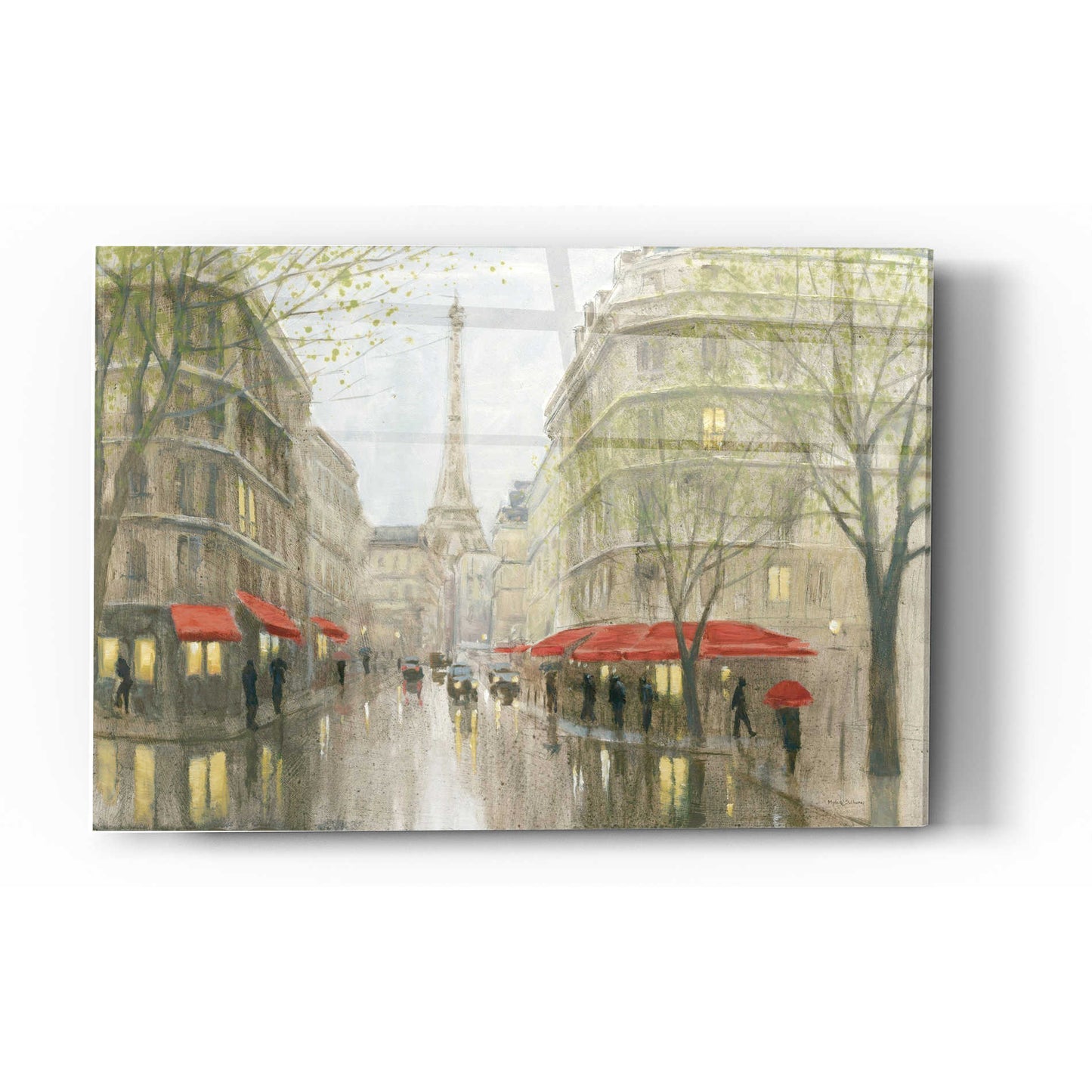 Epic Art 'Impression of Paris' by Myles Sullivan, Acrylic Glass Wall Art,12x16