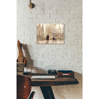 Epic Art 'An Evening Out Neutral' by Julia Purinton, Acrylic Glass Wall Art,12x16
