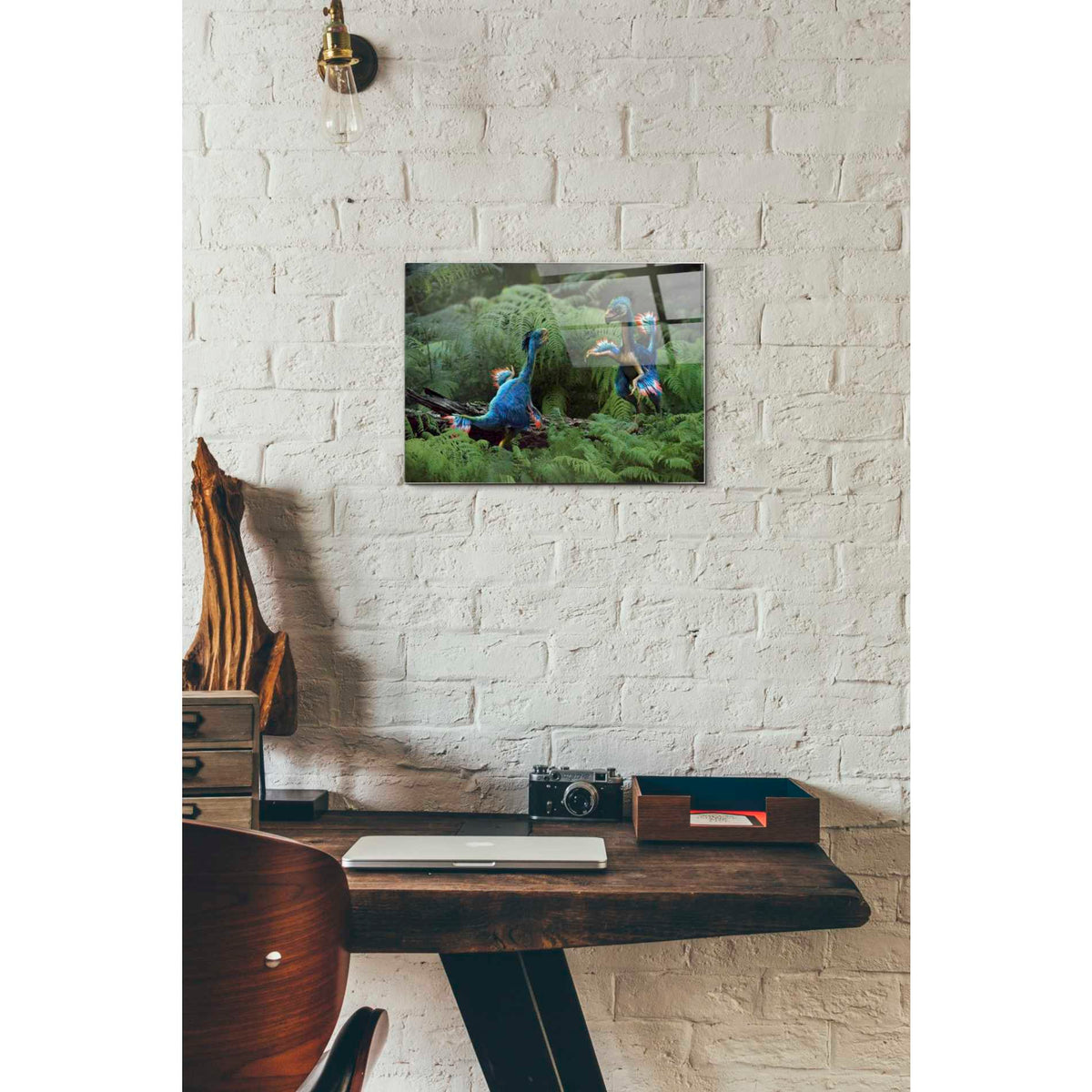 Epic Art 'Caudipteryx' Acrylic Glass Wall Art,12x16
