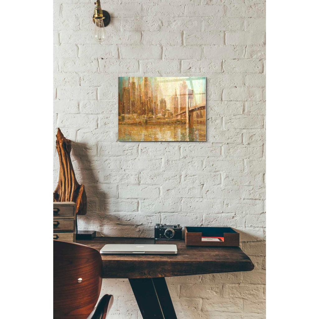 Epic Art 'Champagne City' by Danhui Nai, Acrylic Glass Wall Art,12x16