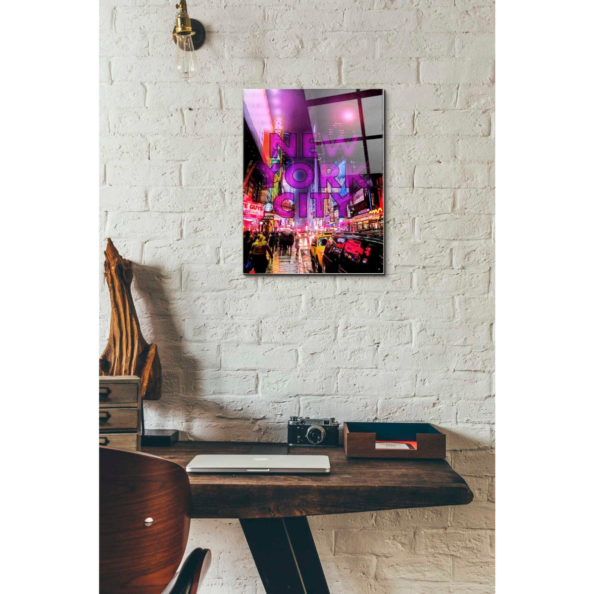 Epic Art 'New York City Color' by Nicklas Gustafsson, Acrylic Glass Wall Art,12x16