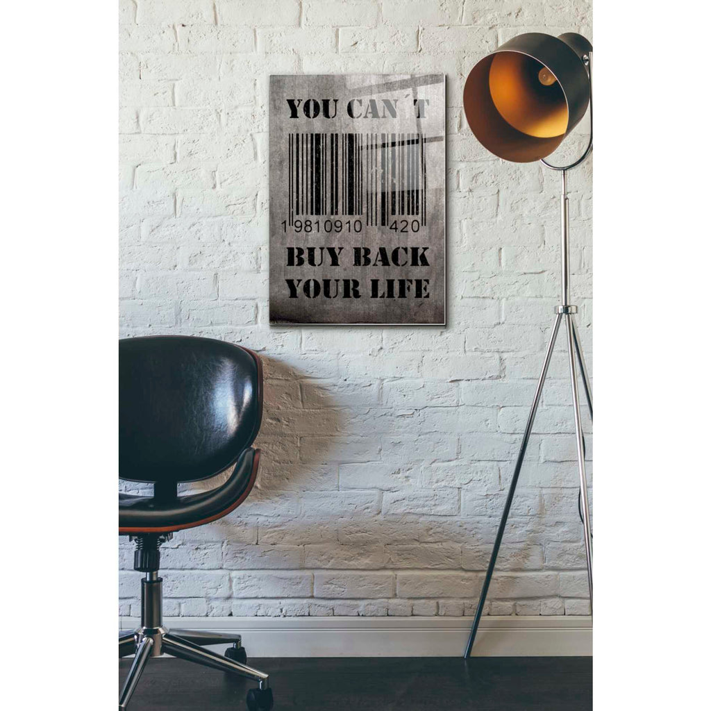 Epic Art 'You Can't Buy Back Your Life' by Nicklas Gustafsson, Acrylic Glass Wall Art,16x24