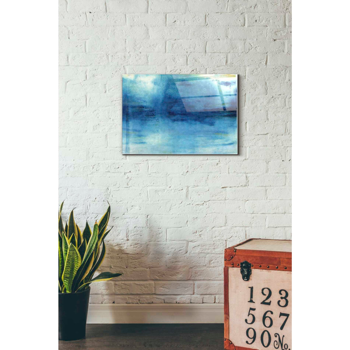Epic Art 'Wash Away' by Linda Woods, Acrylic Glass Wall Art,16x24
